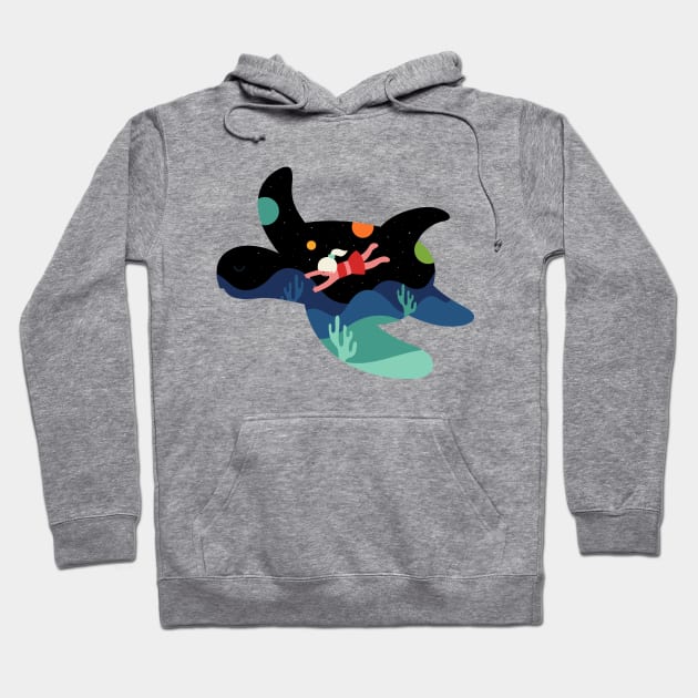 Ocean Roaming Hoodie by AndyWestface